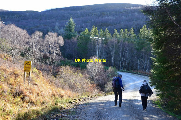 Photo 6"x4" Track to Gleann Righ Bunree c2015