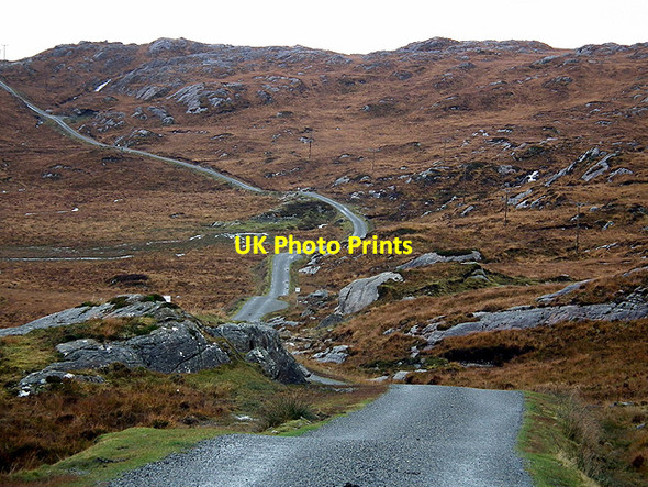 Photo 6"x4" On the B887 road to Huisinis Gobhaig c2015