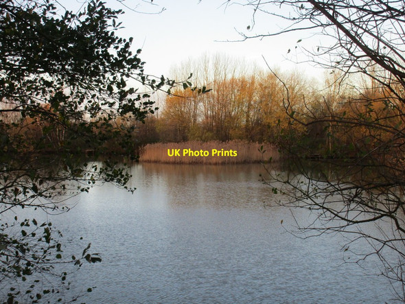 Photo 6"x4" Angling pond, Messingham Sands Fishery Scotterthorpe c2015