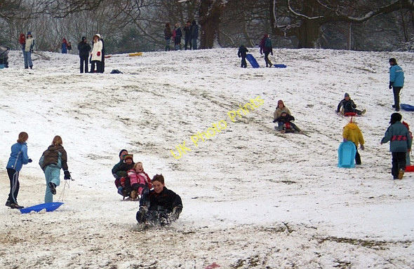 Photo 6"x4" Sledging at Malvern College Great Malvern c2009