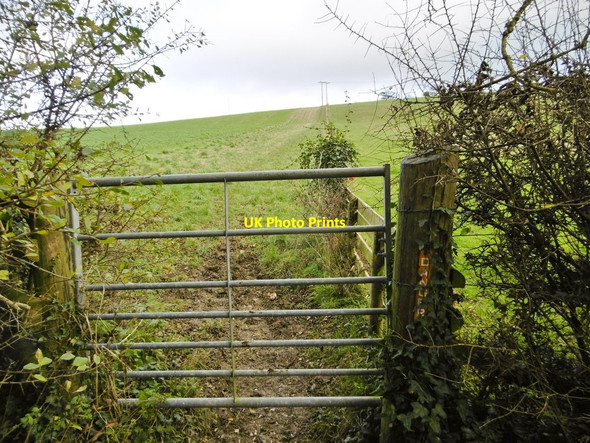 Photo 6"x4" Bradford Peverell, gate Bradford Peverell c2015