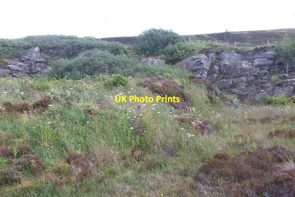 Photo 6"x4" Quarry, Crofts of Benachielt Crofts of Benachielt c2015