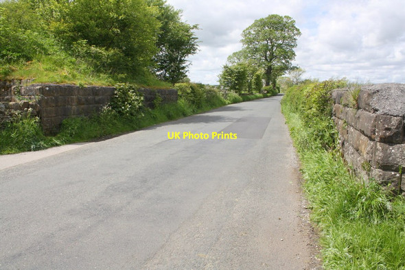 Photo 6"x4" Remnants of bridge of dismantled railway, Heslaker Lane Skipton c2015