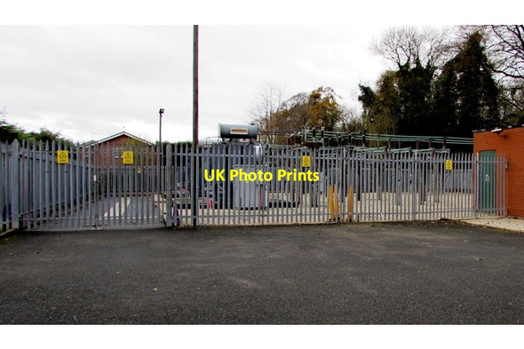 Photo 6"x4" Fenced-off core of Shifnal Primary electricity substation Shifnal c2015