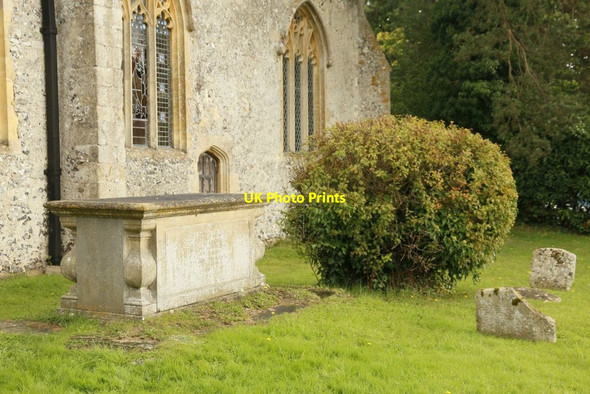 Photo 6"x4" Chest Tomb by the Church Yattendon c2015