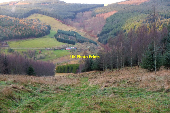 Photo 6"x4" Descent to Soonhope Peebles\/NT2540 c2015