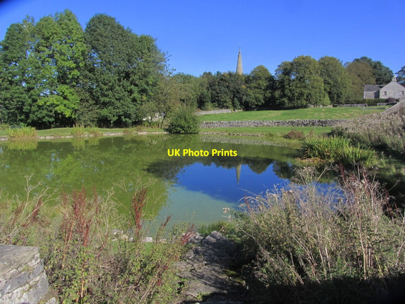 Photo 6"x4" Pond at Monyash Monyash c2015