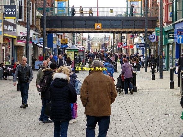 Photo 6"x4" Metro bridge on King Street, South Shields South Shields c2015