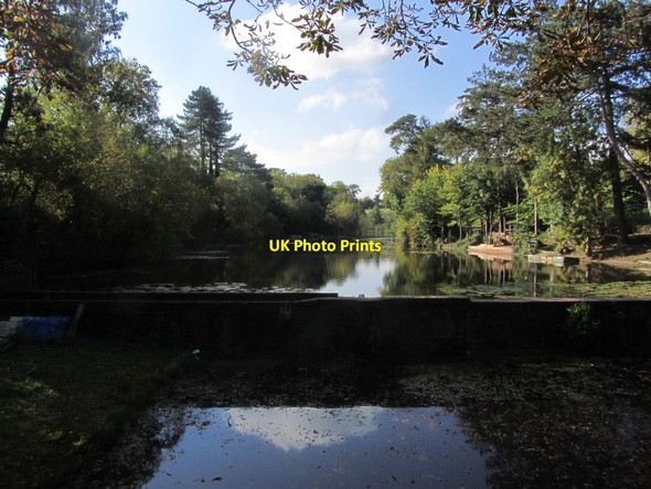 Photo 6"x4" Pill - Lake by Chapel Pill Farm Ham Green\/ST5375 c2015