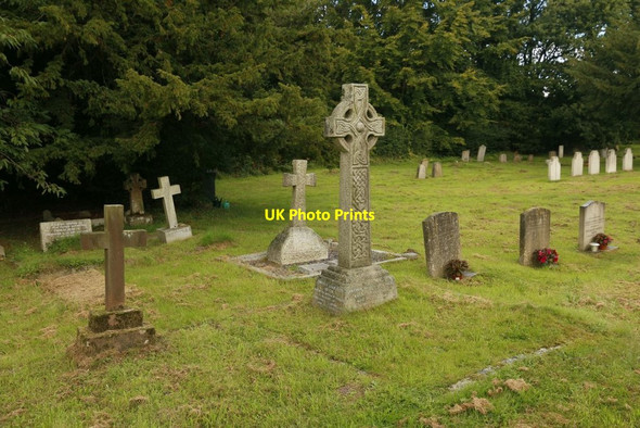 Photo 6"x4" Celtic Cross Yattendon c2015