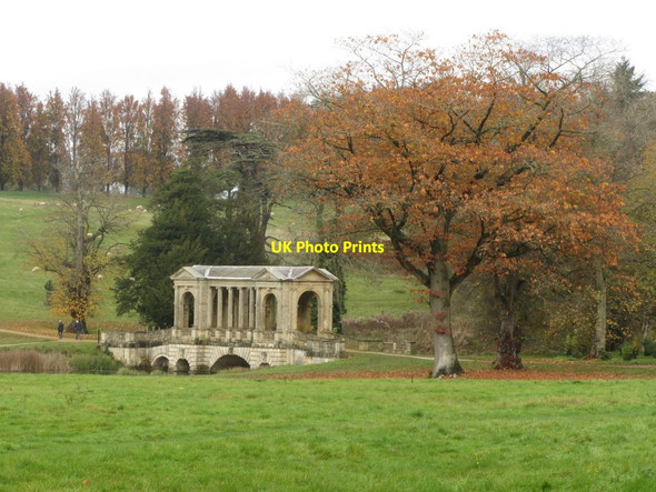 Photo 6"x4" Stowe Landscape Gardens NT near Buckingham - Palladian Bridge Dadford c2015