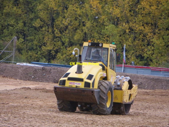 Photo 6"x4" Roller at Work Chilton\/SU4885 c2015