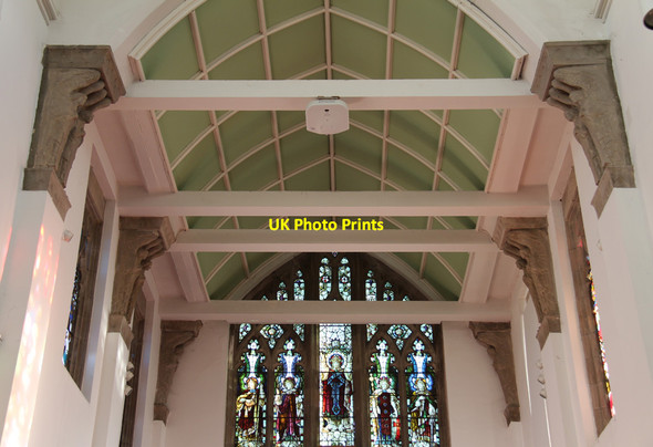 Photo 6"x4" Jesus Church, Forty Hill - Chancel roof Enfield\/TQ3396 c2015