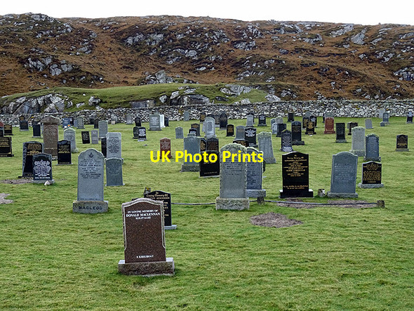 Photo 6"x4" The cemetery at Bostadh Tobson c2015