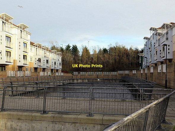 Photo 6"x4" Former graving dock, South Shields Meadow Well c2015