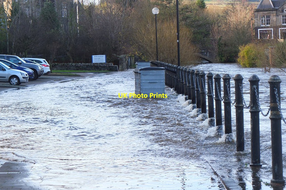 Photo 6"x4" The Eddleston Water overflowing, Peebles Peebles\/NT2540 c2015