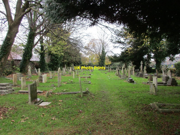 Photo 6"x4" Cemetery, Wymering Cosham c2015
