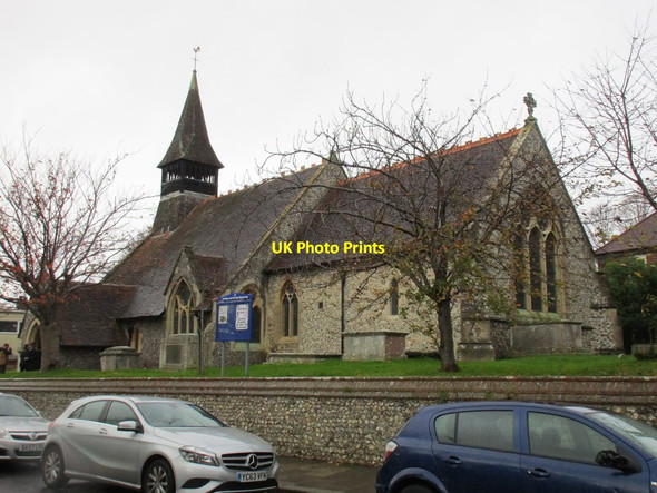 Photo 6"x4" Church of St. Peter and St. Paul, Wymering Cosham c2015