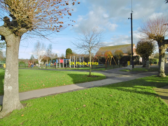 Photo 6"x4" Wimborne, play area Wimborne Minster c2015