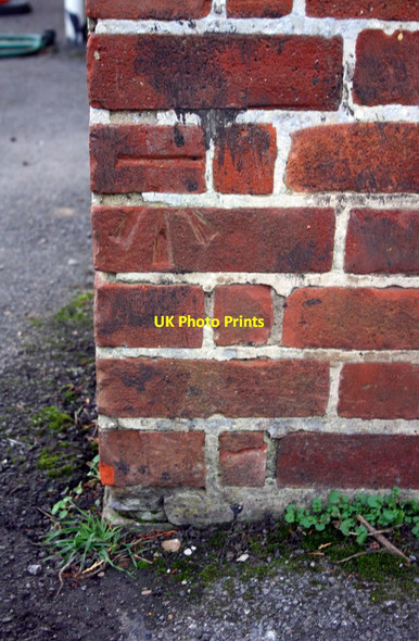 Photo 6"x4" Benchmark On Dry Sandford School Dry Sandford c2015