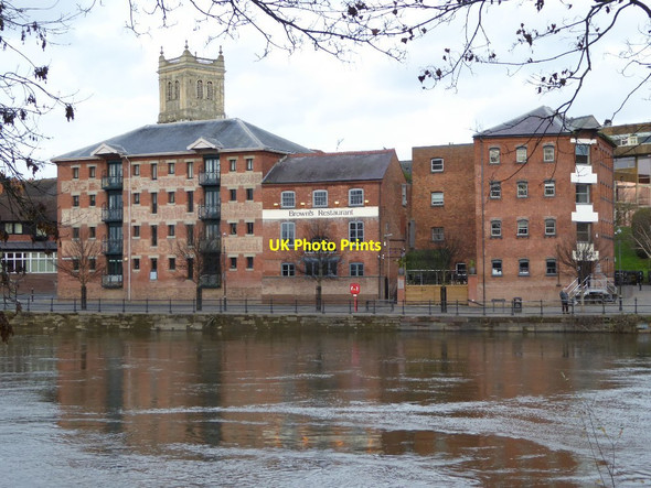 Photo 6"x4" Former riverside warehouses Worcester c2015