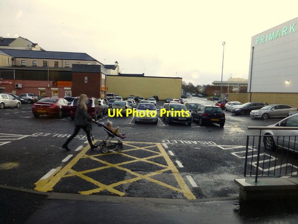Photo 6"x4" Market Street car park, Omagh Omagh c2015
