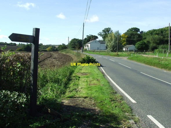 Photo 6"x4" Plastic Footpath Sign Smith's Green\/TL6640 c2015