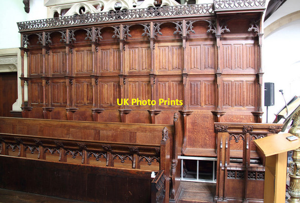 Photo 6"x4" St Luke, Hampstead - Stalls Hampstead\/TQ2685 c2015