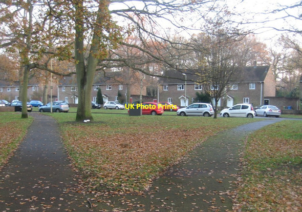 Photo 6"x4" Paths - St Michael's Road Farnborough\/SU8754 c2015