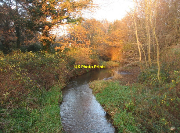 Photo 6"x4" Last sun of the day - Cove Brook Frimley c2015