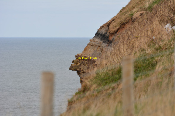 Photo 6"x4" A rocky overhang near the Church of Saint Mary, Whitby Whitby\/NZ8910 c2015
