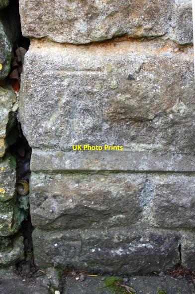 Photo 6"x4" Benchmark on 'Brushwood' Bessels Leigh c2015