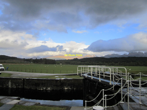 Photo 6"x4" Lock Gates Gairlochy\/Ge\u00e0rr Lochaidh c2015