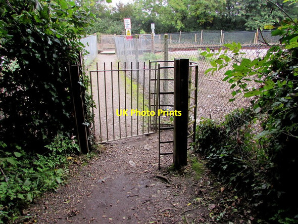 Photo 6"x4" Kissing gate access to an Island Line level crossing near Swanmore Ryde c2015