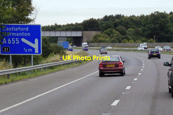 Photo 6"x4" M62 Eastbound near to Lower Altofts Normanton\/SE3822 c2015