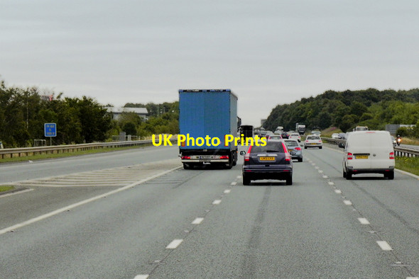 Photo 6"x4" M62 Eastbound after Junction 31 Normanton\/SE3822 c2015