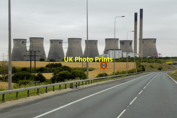 Photo 6"x4" Link from the M62 to the A1M at Holmfield Interchange Ferrybridge c2015