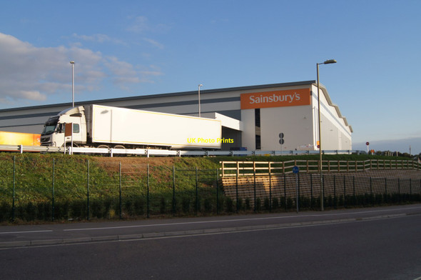 Photo 6"x4" Massive new Sainsbury's Depot - Houndmills Basingstoke c2015