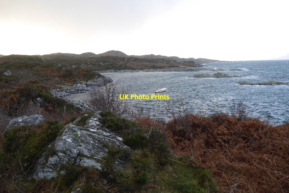 Photo 6"x4" Coastline near Rhue Arisaig\/Arasaig c2015