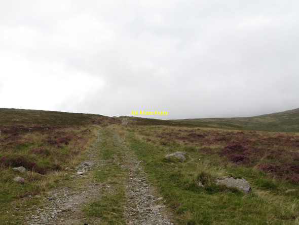 Photo 6"x4" Dry heath on both sides of the Finlieve Track Attical c2015