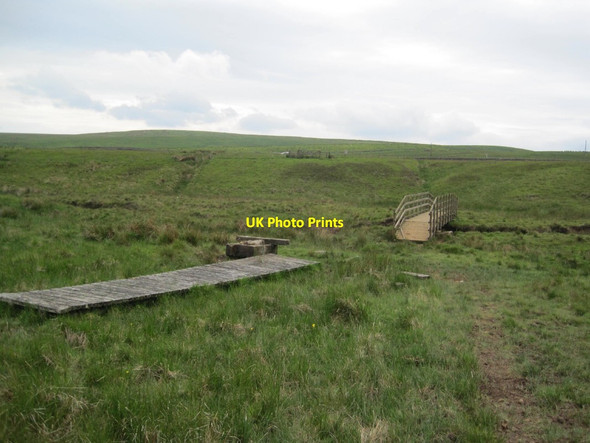 Photo 6"x4" Old and New Bridleway Bridge Charlton\/NY8085 c2015