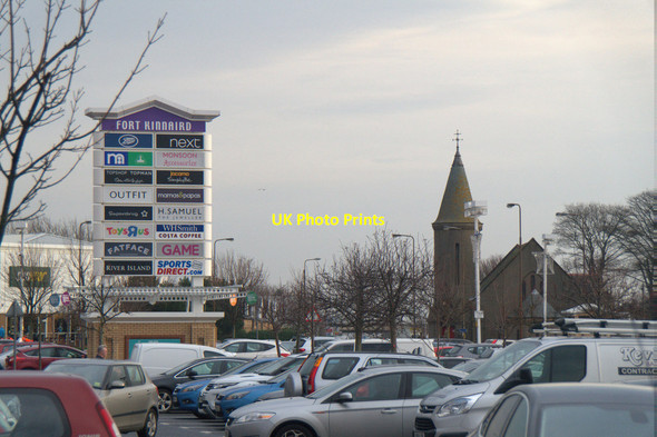 Photo 6"x4" Fort Kinnaird noticeboard, Edinburgh Bingham\/NT3072 c2015