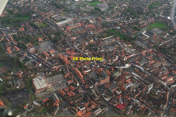 Photo 6"x4" Louth Town Centre: aerial 2015 Louth\/TF3387 c2015