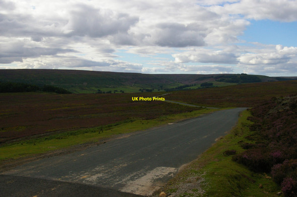 Photo 6"x4" Lane down into Bransdale, from Shaw Ridge Cockayne c2015