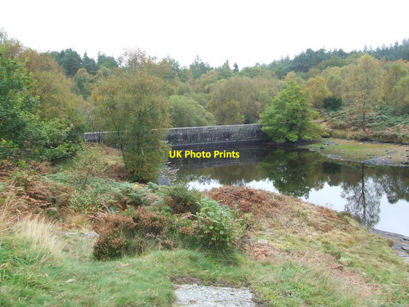 Photo 6"x4" Llyn Elsi Dam Betws-y-Coed c2015