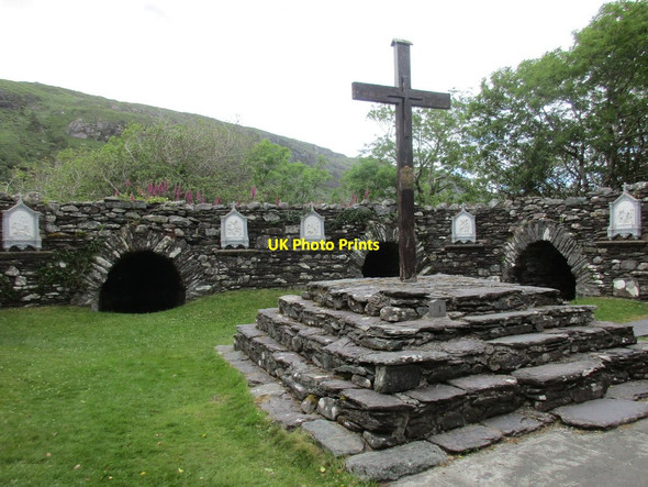 Photo 6"x4" Cross and stations of the cross Ballingeary c2015