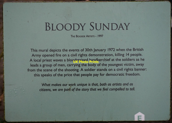 Photo 6"x4" Bloody Sunday Londonderry\/C4316 c2015 P1
