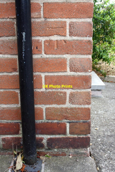 Photo 6"x4" Benchmark on #86 Eden Street Carlisle c2015