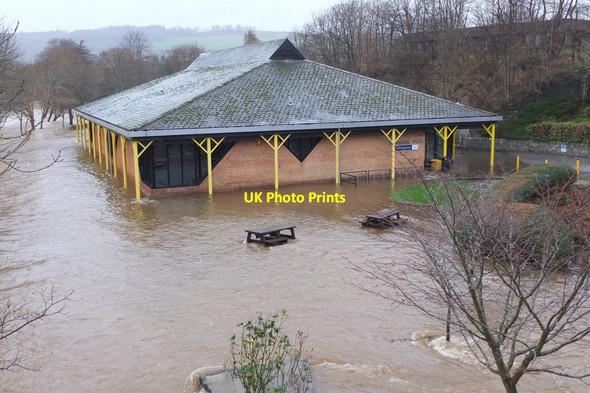 Photo 6"x4" Flooded swimming pool, Peebles Peebles\/NT2540 c2015