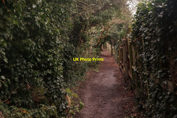 Photo 6"x4" Footpath from Green Lane, Chessington Chessington c2016